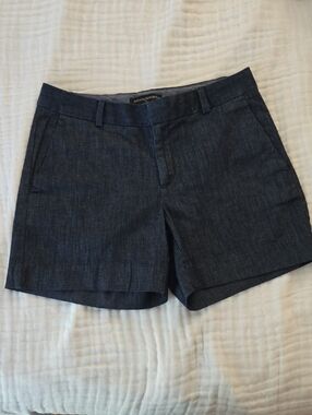 Banana Republic Dark Denim Navy Bermuda Shorts